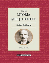 coperta carte curs de istoria
stiintei politice de traian braileanu